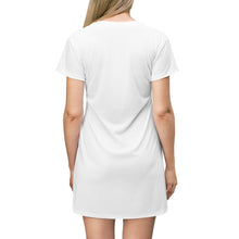 Load image into Gallery viewer, All Over Print T-Shirt Dress - KM Logo
