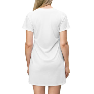 All Over Print T-Shirt Dress - KM Logo