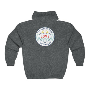 Asbury Park Love Contingent Unisex Heavy Blend™ Full Zip Hooded Sweatshirt